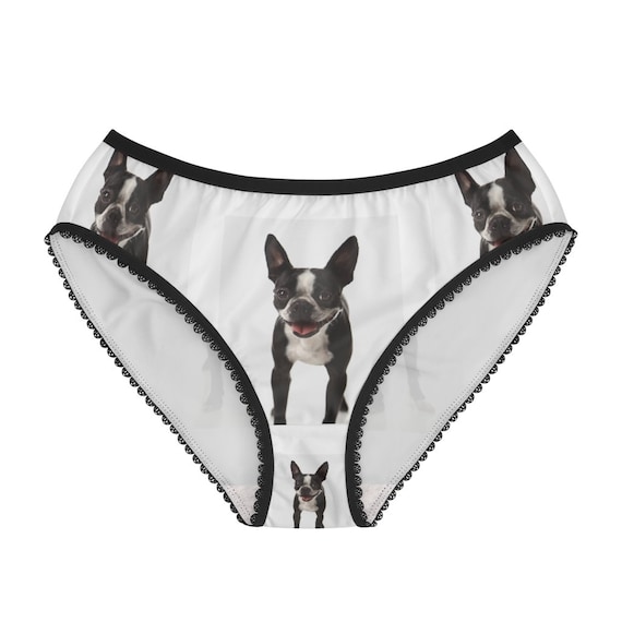 Boston Terrier Dog Panties, Boston Terrier Dog Underwear, Briefs