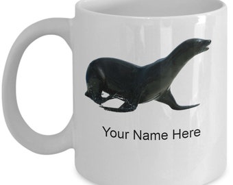 Personalised Gift Seal Mug Money Box Cup Customise Tea Coffee Silly Sea Lion Dog Personalised Gift Seal Mug Money Box Cup Customise Tea Coffee Silly Sea Lion Dog
