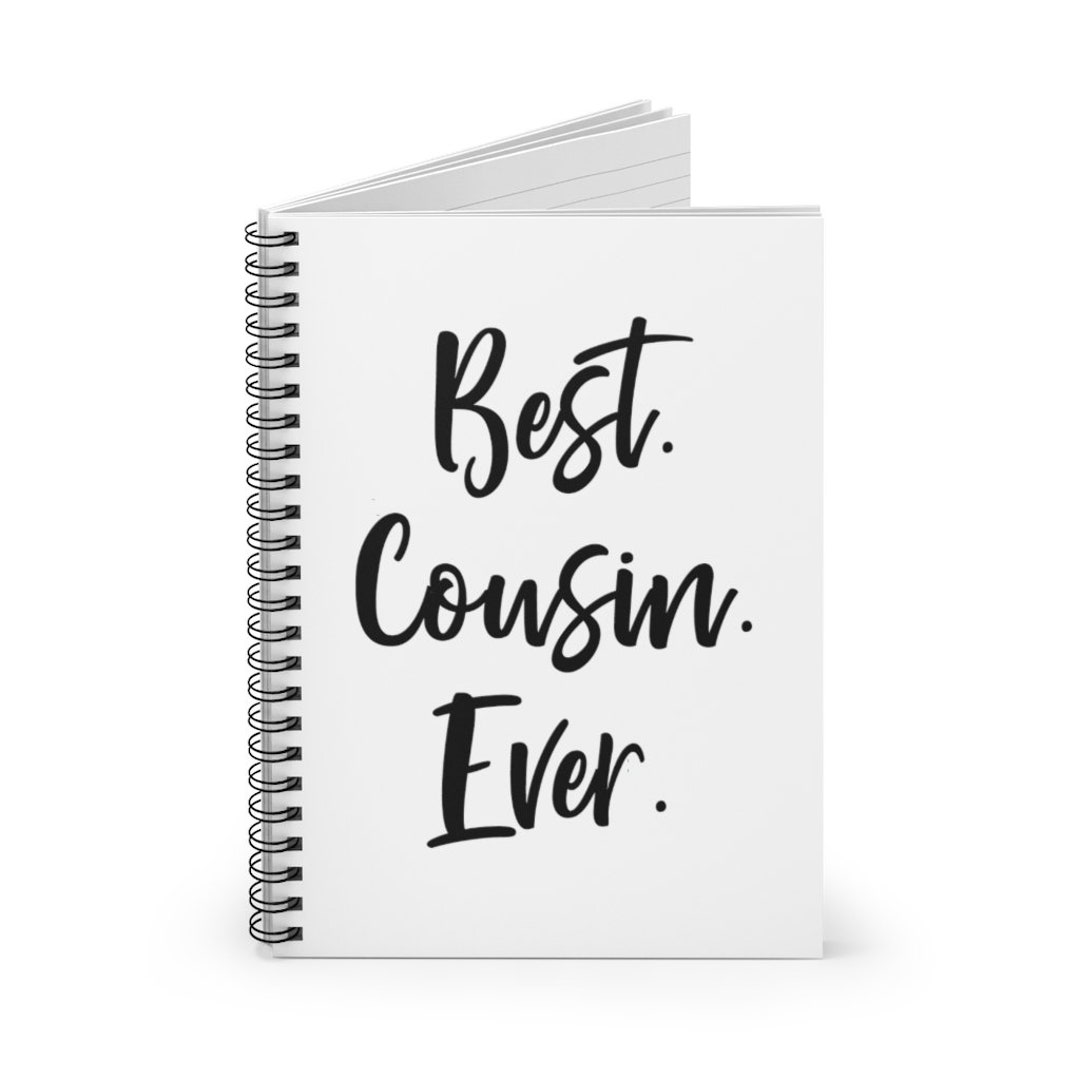 Best Cousin Notebook Best Cousin Journal Ruled Line Pages Gift Idea ...