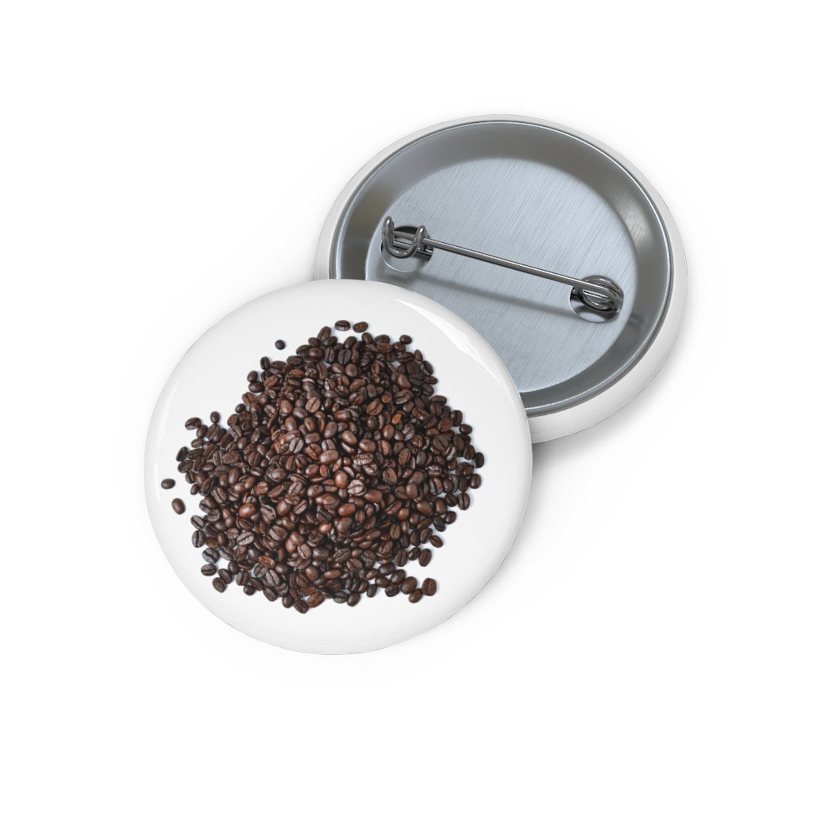 Coffee Beans Pin Coffee Beans Button Button Set Lapel Pin Etsy