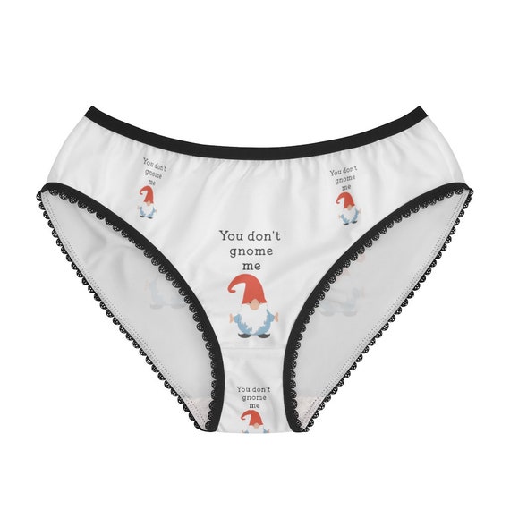 Gnome Panties, Gnome Underwear, Briefs, Cotton Briefs, Funny Underwear,  Panties for Women 