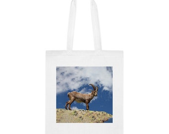 Capra Ibex Tragetasche, Capra Ibex Tragetasche, Capra Ibex Umhängetasche, Wiederverwendbare Taschen, Geburtstag Weihnachten Korb Gag Geschenkidee, Geschenk für sie