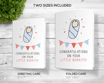 Funny Printable Baby Shower Card, Quarantine Downloadable Baby Shower Card,  Baby Shower Card, Two Sizes