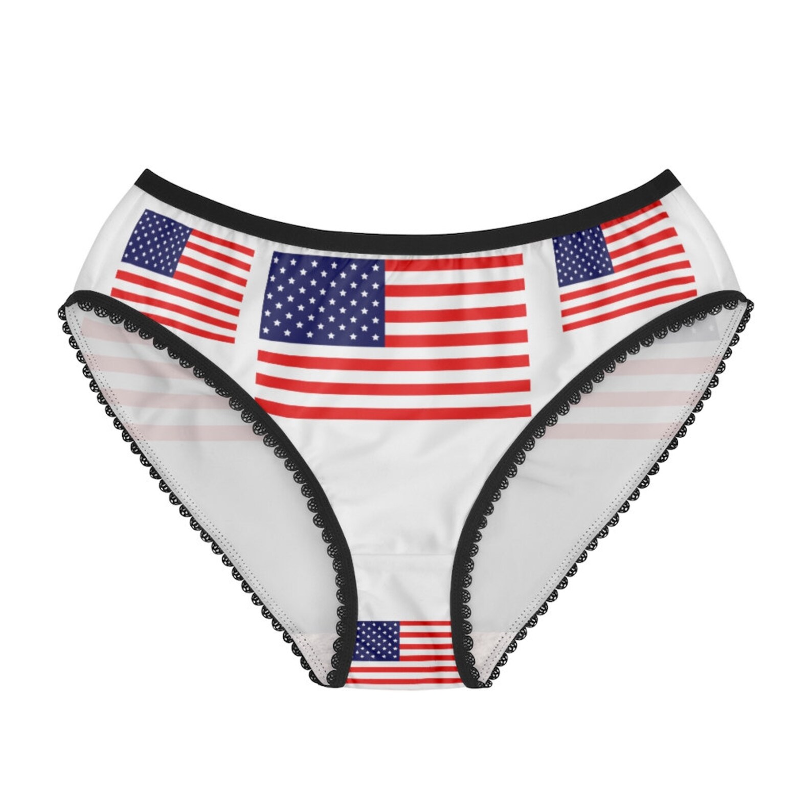 American Flag Panties American Flag Underwear Briefs Etsy