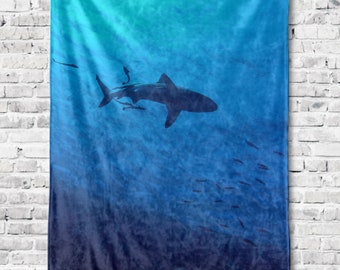 Coperta di squalo, pile di squalo, coperta da tiro di squalo, coperta