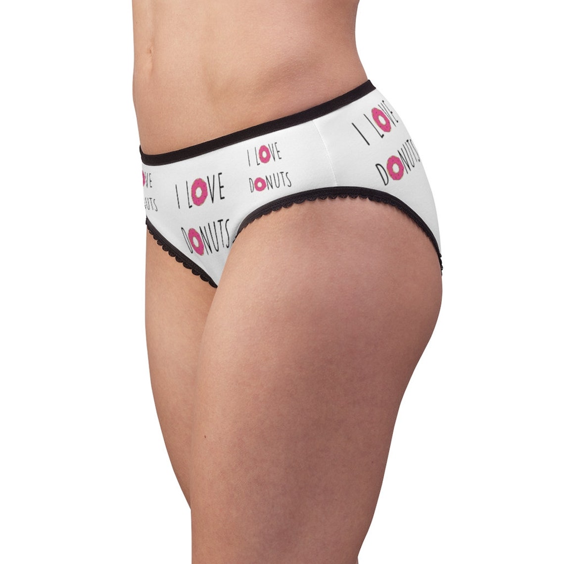 I Love Donuts Panties I Love Donuts Underwear Briefs Etsy