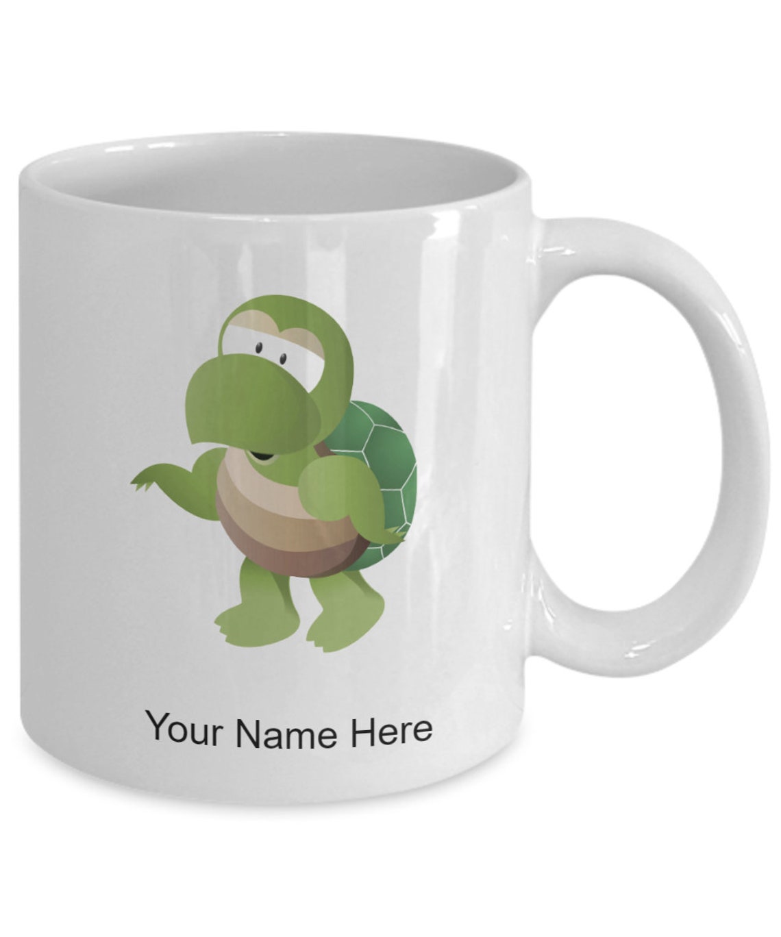 Personalized Turtle Mug Turtle Coffee Cup Turtle Gift Idea Etsy
