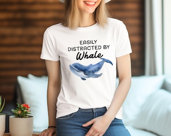 Whale Shirt, Gift for Whale Lover, Whale Tee, Whale T-Shirt, Whale Gift Idea