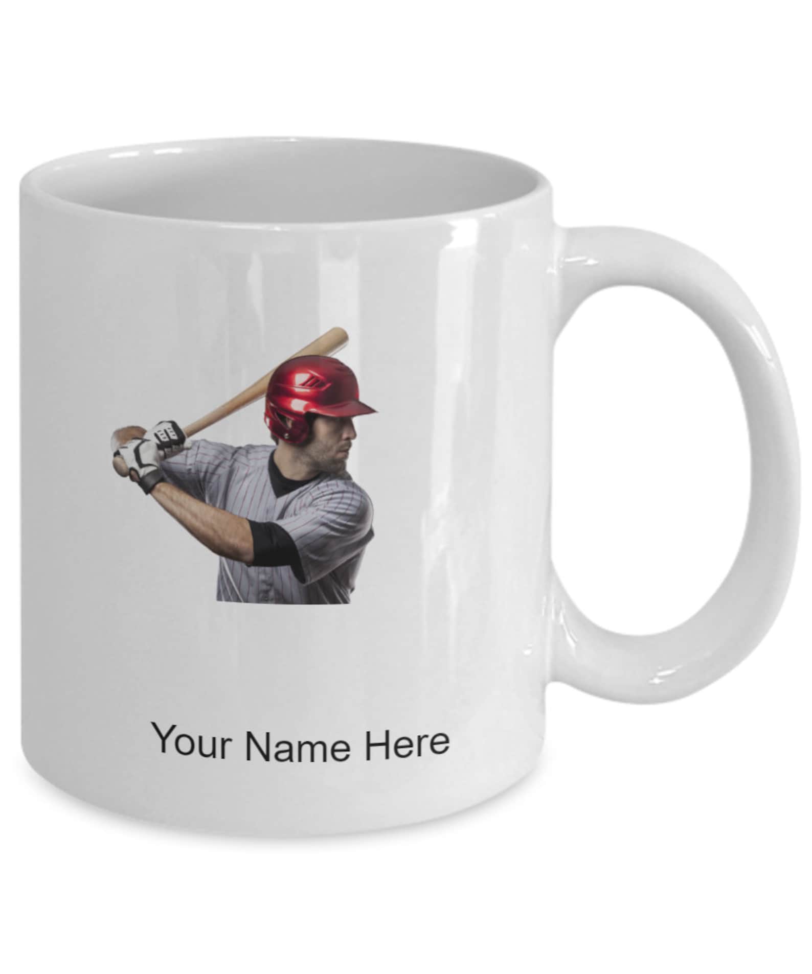 Personalized Baseballplayer Mug Coffee Cup For Etsy