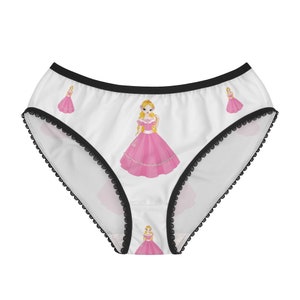 Fairytale Princess  Panties,  Fairytale Princess Underwear, Briefs, Cotton Briefs, Funny Underwear, Panties For Women