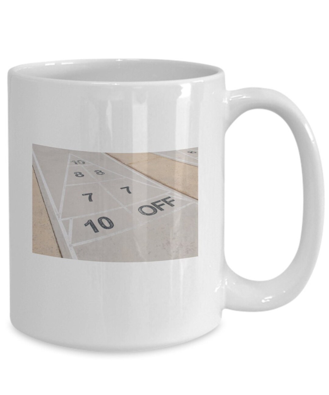 Shuffleboard Mug Shuffleboard Coffee Cup Shuffleboard Etsy