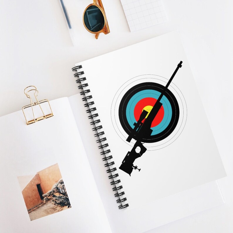Target Shooting Notebook Target Journal Ruled Line Pages Etsy