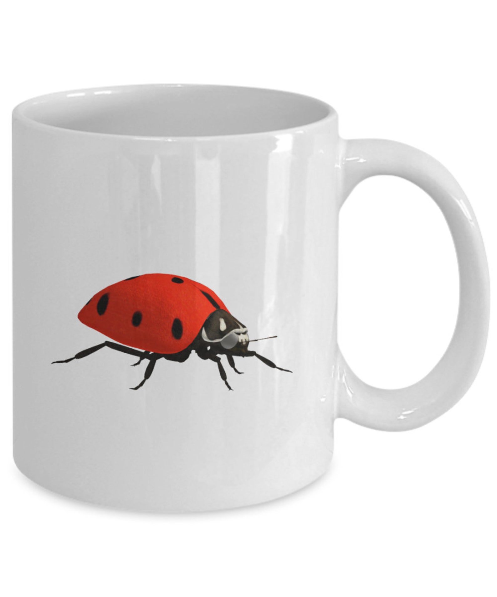 Ladybug mug ladybug coffee cup ladybug kitchen decorfunny Etsy