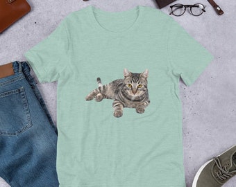 Tabby Cat T Shirt - Etsy