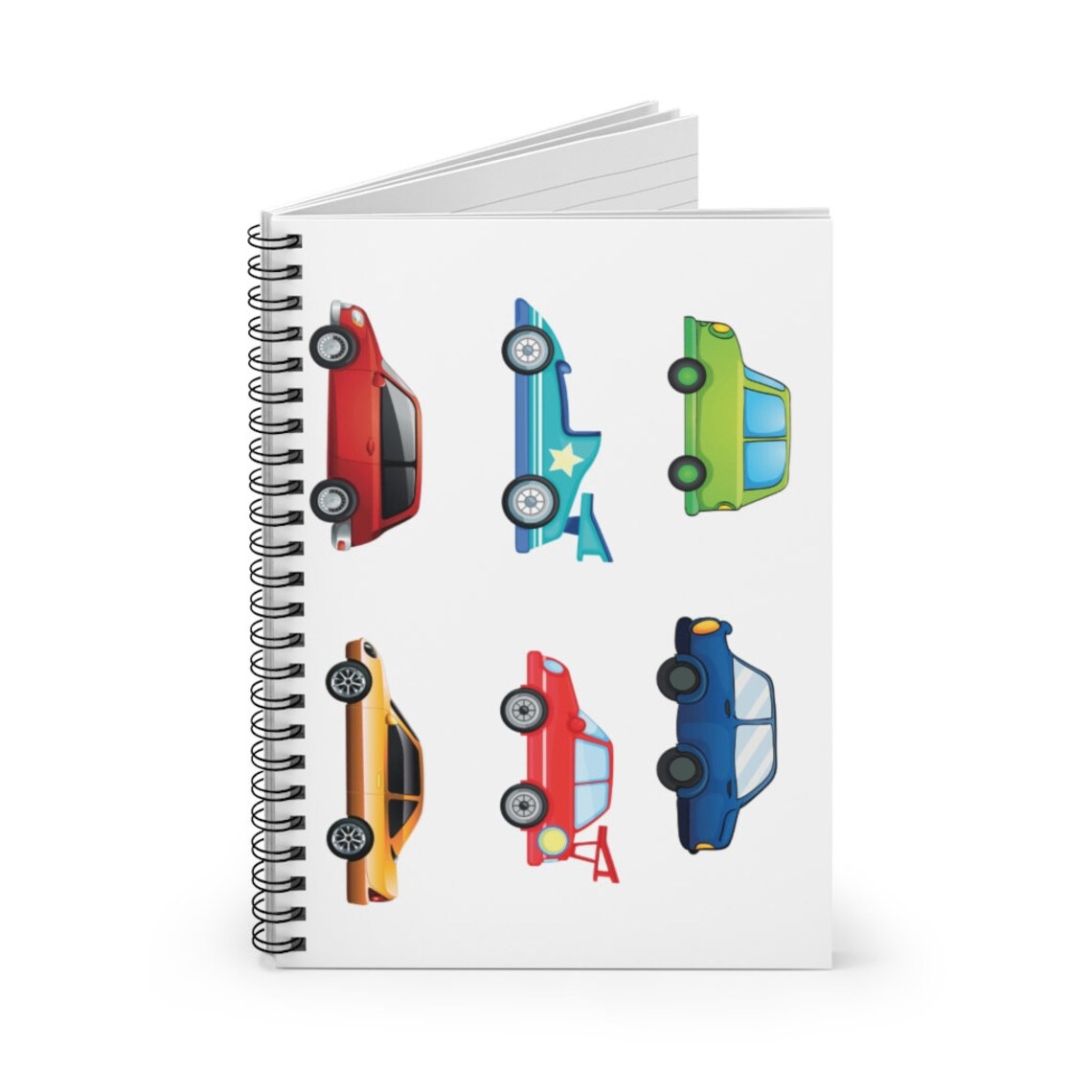 Cars Notebook Cars Journal Ruled Line Pages Gift Idea Etsy