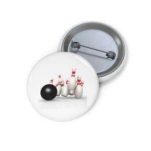 Bowlingn Pin, Bowlingn Button, Button Set, Lapel Pin, Hat Pin, Enamel Pins, Lapel Pins, Funny Pin