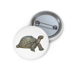 Galapagos Tortoise Pin, Galapagos Tortoise Button, Button Set, Lapel Pin, Hat Pin, Enamel Pins, Lapel Pins, Funny Pin