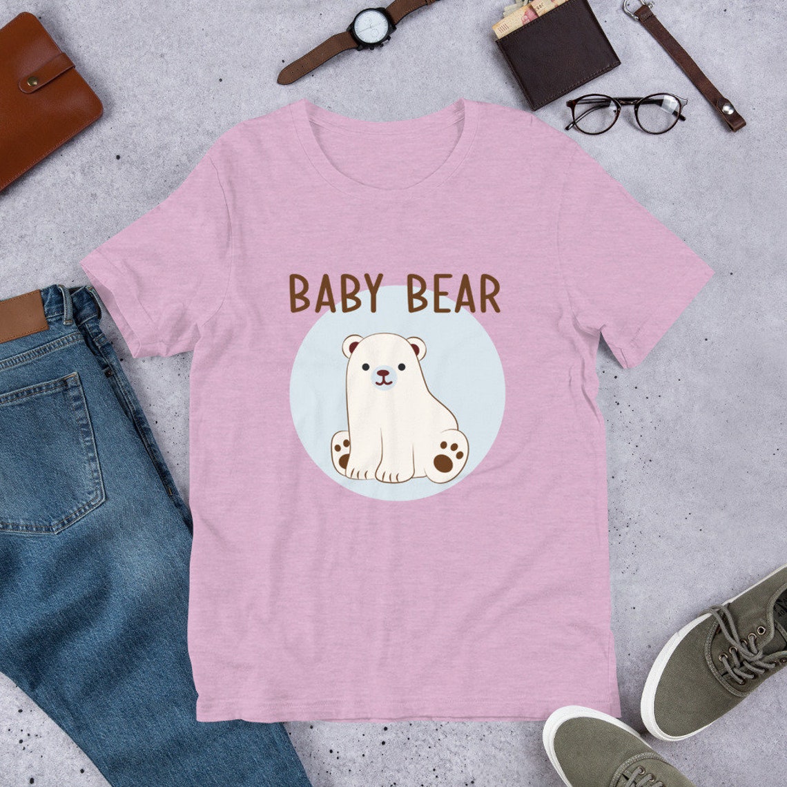 Baby Bear Shirt Baby Bear Tee Funny Tee Baby Bear Etsy