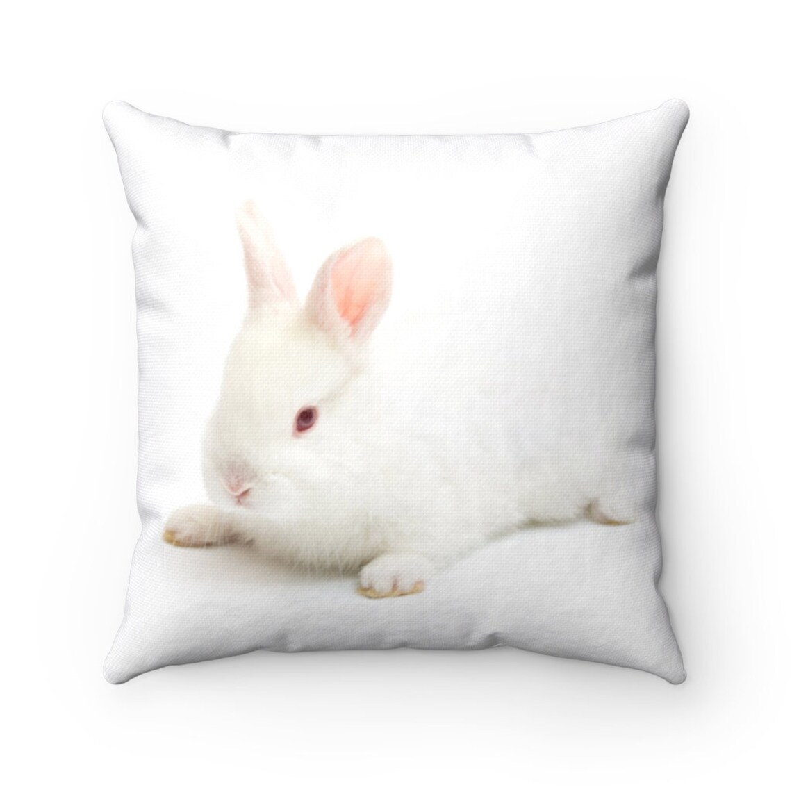 Rabbit Pillow Rabbit Throw Pillow Custom Throw Pillow Etsy