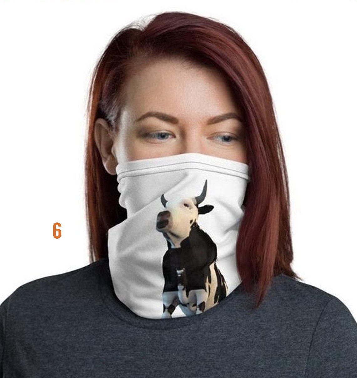 Cow Face Masks Cow Print Cow Face Mask Cow Print Face Mask Etsy New