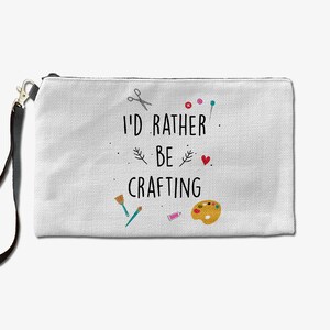Crafting Makeup Bag, Makeup Lover Cosmetic Bag, Crafting Toiletry Bag, Birthday Gift For Her, Makeup Bag For Women, Christmas Gift Bag