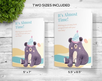 Funny Printable Baby Shower Card, Quarantine Downloadable Baby Shower Card,  Baby Shower Card, Two Sizes