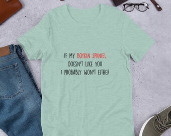 Boykin Spaniel Shirt, Boykin Spaniel Tee, Funny Tee, Boykin Spaniel T-Shirt, Cadeau, Cadeau Idee