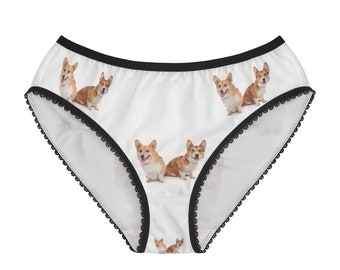 Pembroke Welsh Corgi  Panties,  Pembroke Welsh Corgi Underwear, Briefs, Cotton Briefs, Funny Underwear, Panties For Women