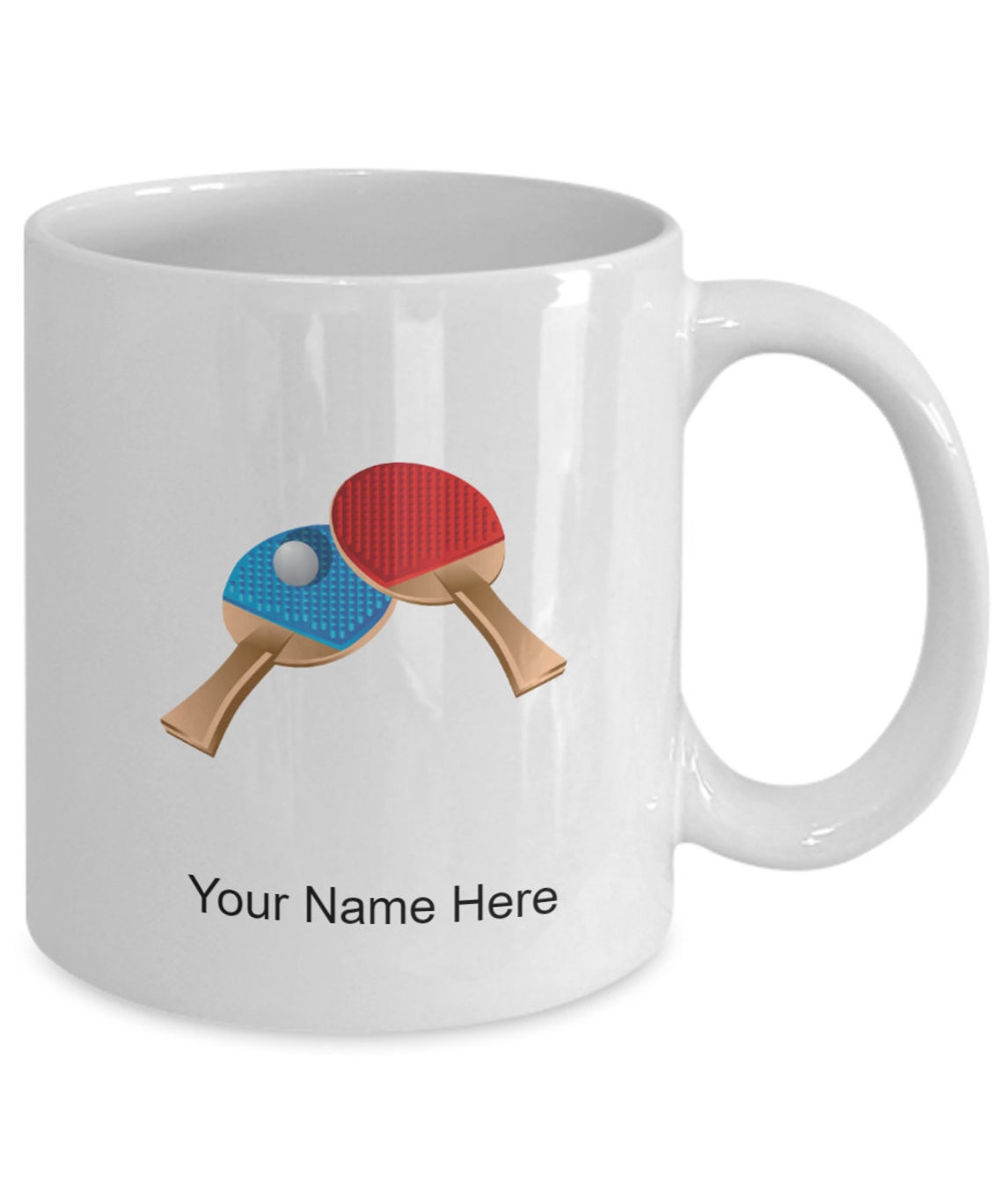 Personalized Tabletennis Mug Coffee Cup For Tabletennis Etsy