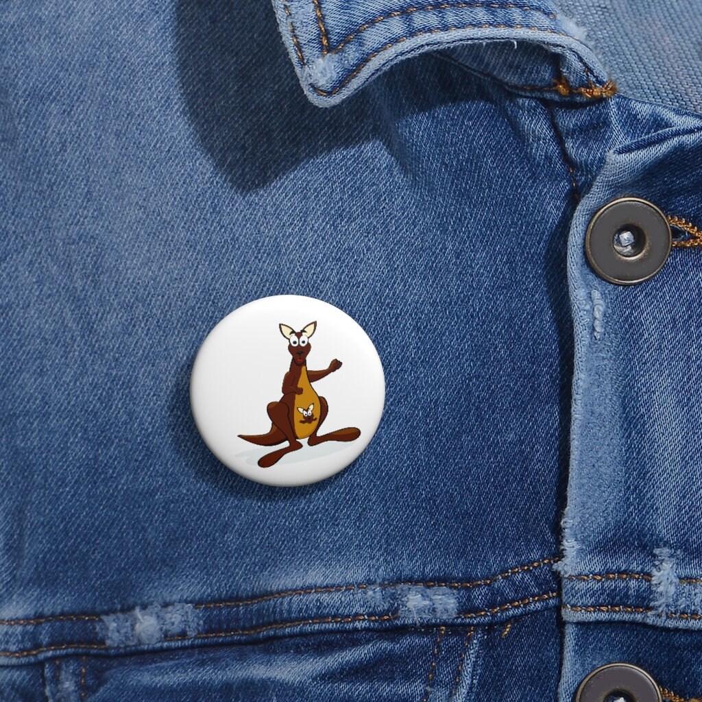 Kangaroo Pin Kangaroo Button Button Set Lapel Pin Hat Etsy