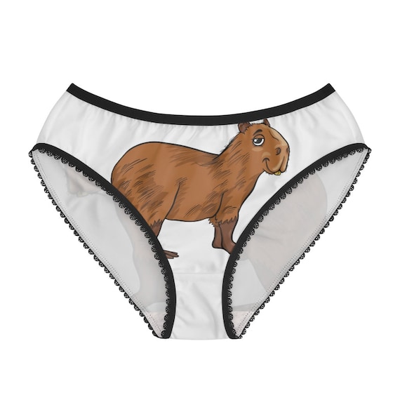 Bragas de dibujos animados de animales de capibara ropa interior de dibujos animados de animales de capibara calzoncillos calzoncillos de algodon ropa interior divertida bragas para mujeres Etsy Espan...
