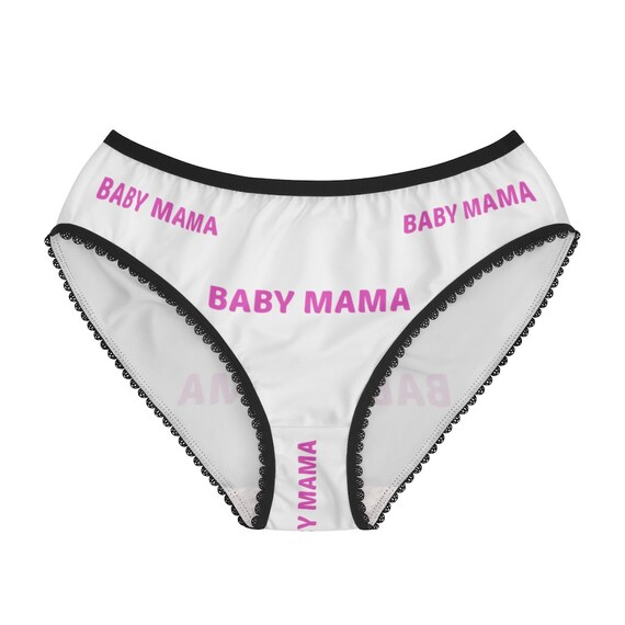 Bragas de mama bebe ropa interior de mama bebe calzoncillos calzoncillos de algodon ropa interior divertida bragas para mujeres Etsy Mexico