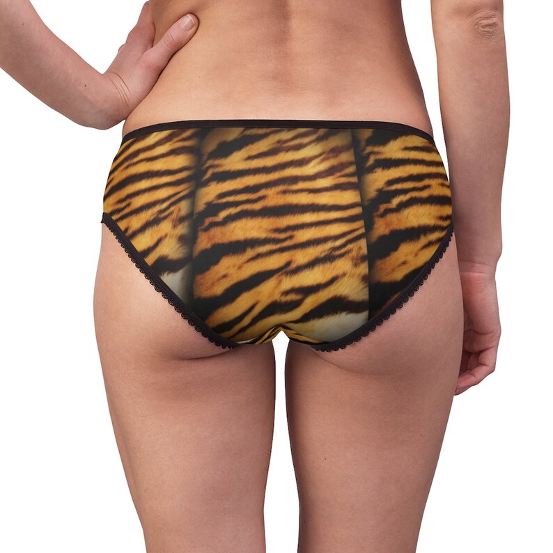 Tiger Textured Panties Tiger Textured Underwear Briefs Etsy