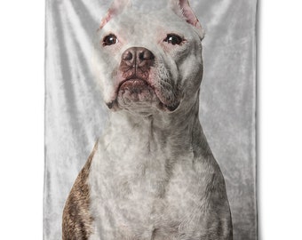 Pitbull Blanket, Gift for Pitbull lover, Pitbull dog lover gift idea, Pet gift, Custom Pitbull Blanket