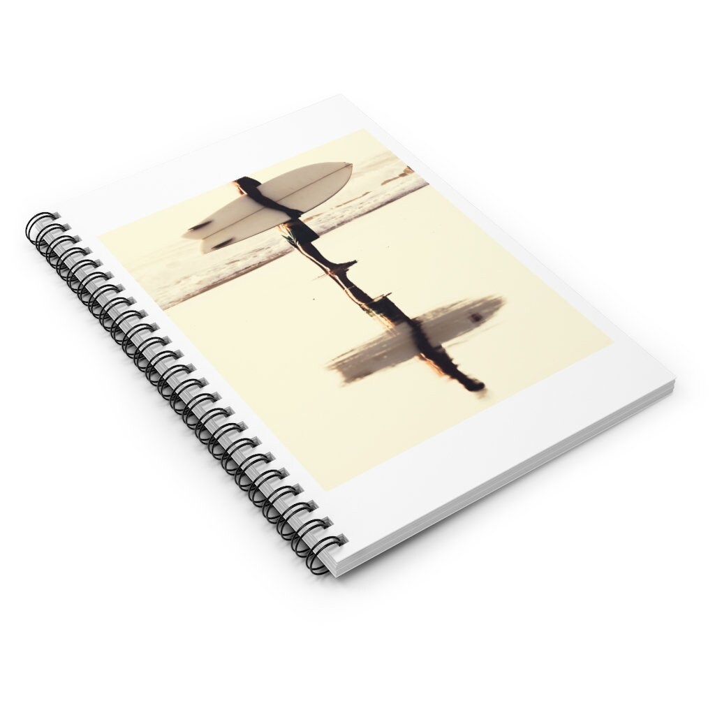 Surfing Notebook Surfing Journal Ruled Line Pages Gift Etsy