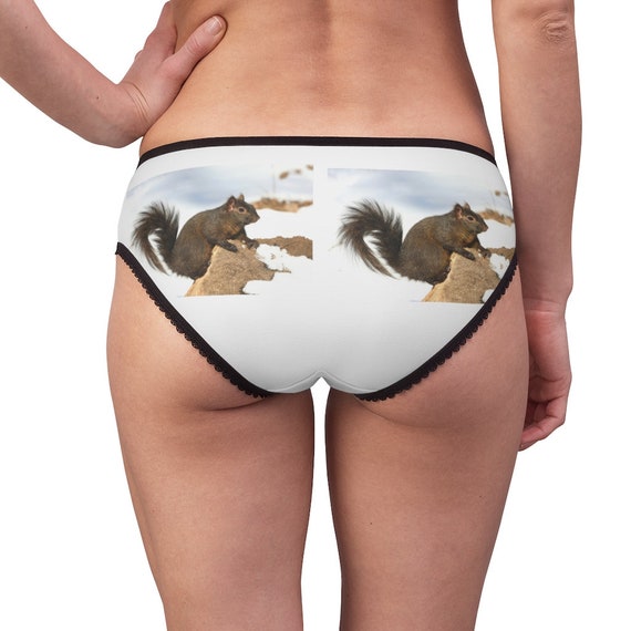 Black Squirrel Panties, Black Squirrel Underwear, Briefs, Cotton Briefs,  Funny Underwear, Panties for Women -  Canada