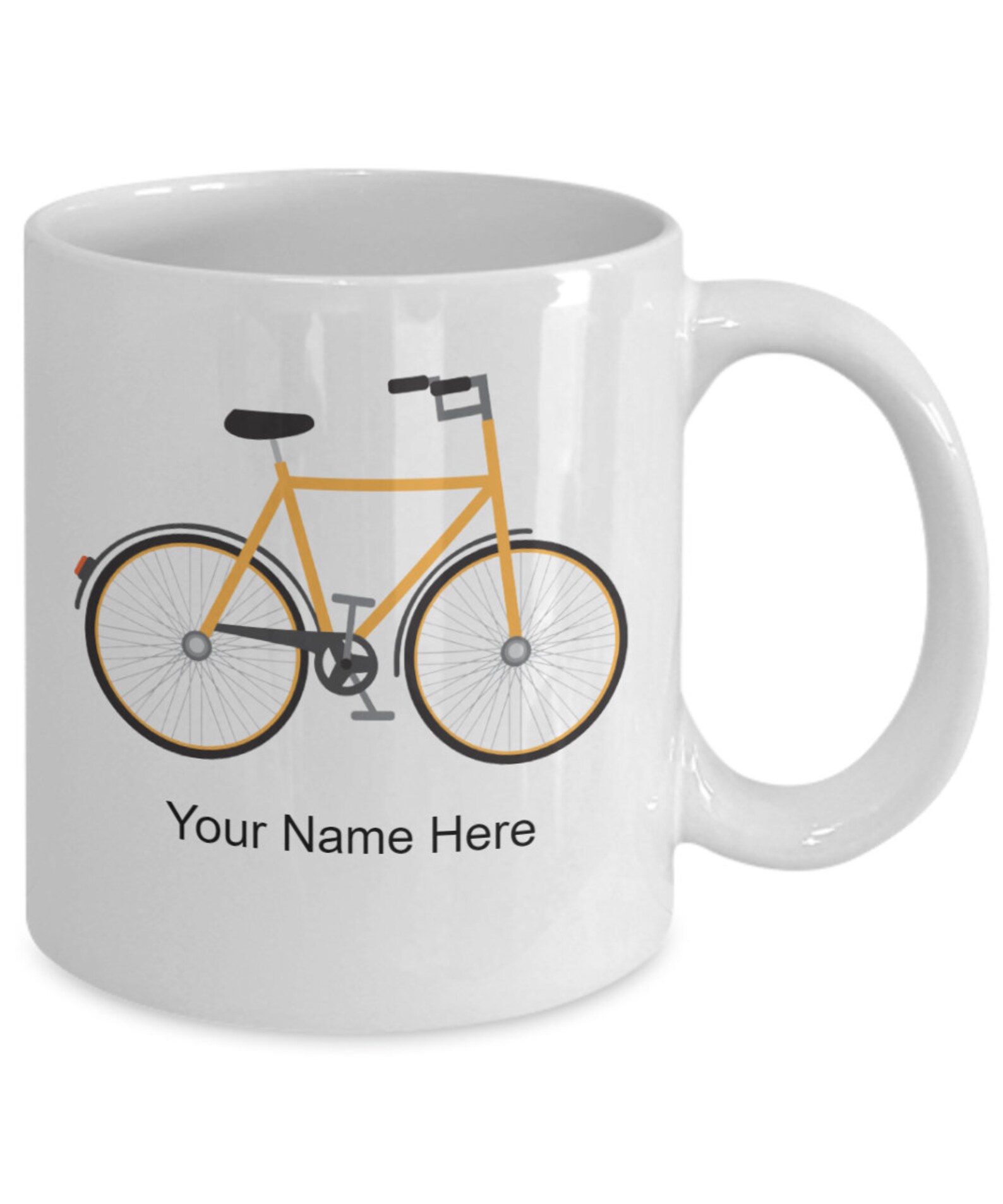 Personalized Bicycle Mug Bicycle Coffee Cup Bicycle Gift Etsy