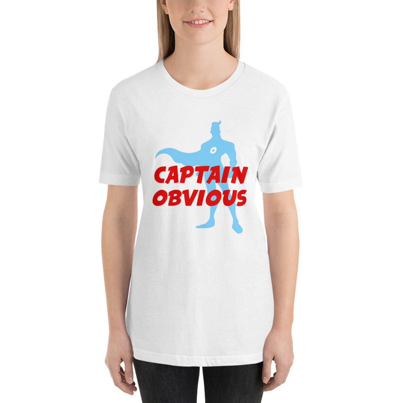 Captain Obvious Shirt Captain Obvious Tee Funny Tee Captain Etsy
