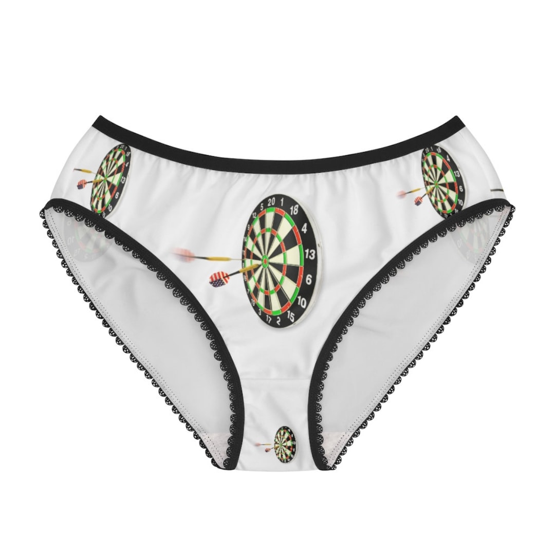 Darts Panties, Darts Underwear, Briefs, Cotton Briefs, Funny Underwear