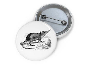 Elephant Shrew  Pin, Elephant Shrew Button, Button Set, Lapel Pin, Hat Pin, Enamel Pins, Lapel Pins, Funny Pin