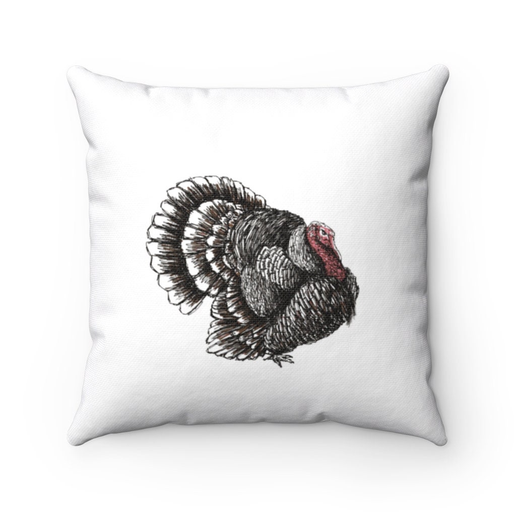 Turkey Pillow Turkey Throw Pillow Custom Throw Pillow Pillow Cover