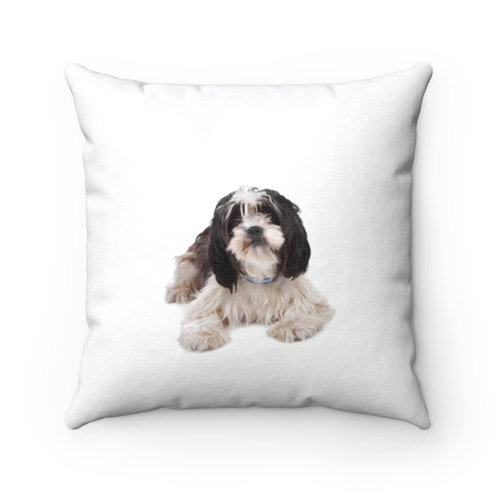 Mixed Breed Dog Pillow Mixed Breed Dog Throw Pillow Custom Throw Pillow  Pillow Cover Gift Idea Room Decor 