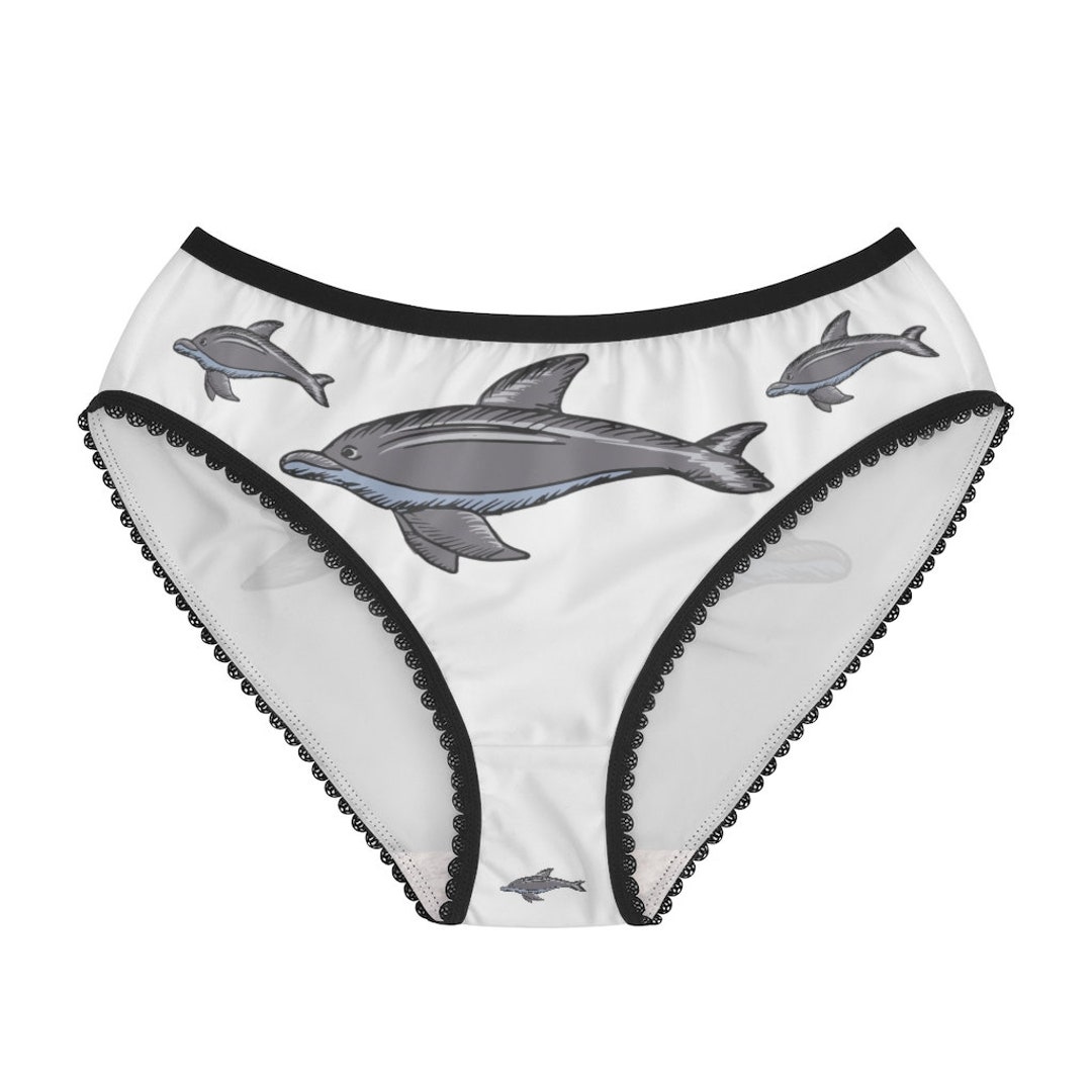 Dolphin Panties Dolphin Underwear Briefs Cotton Briefs Etsy