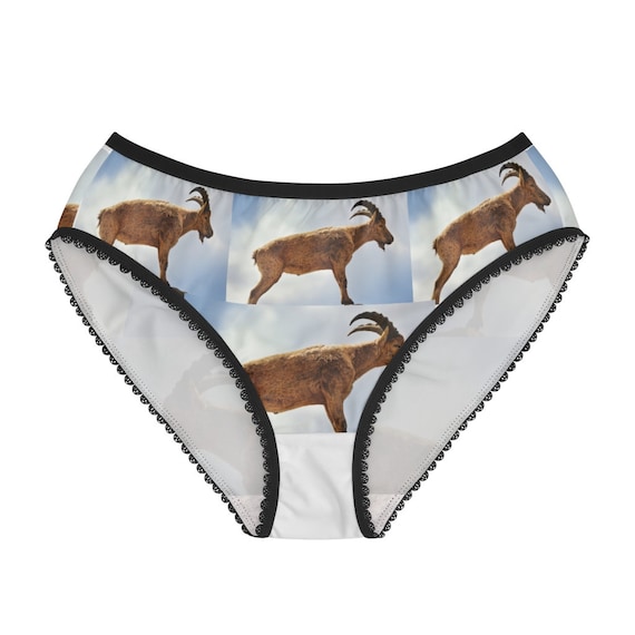 Mountain Goat Panties Mountain Goat Underwear Briefs Cotton Etsy