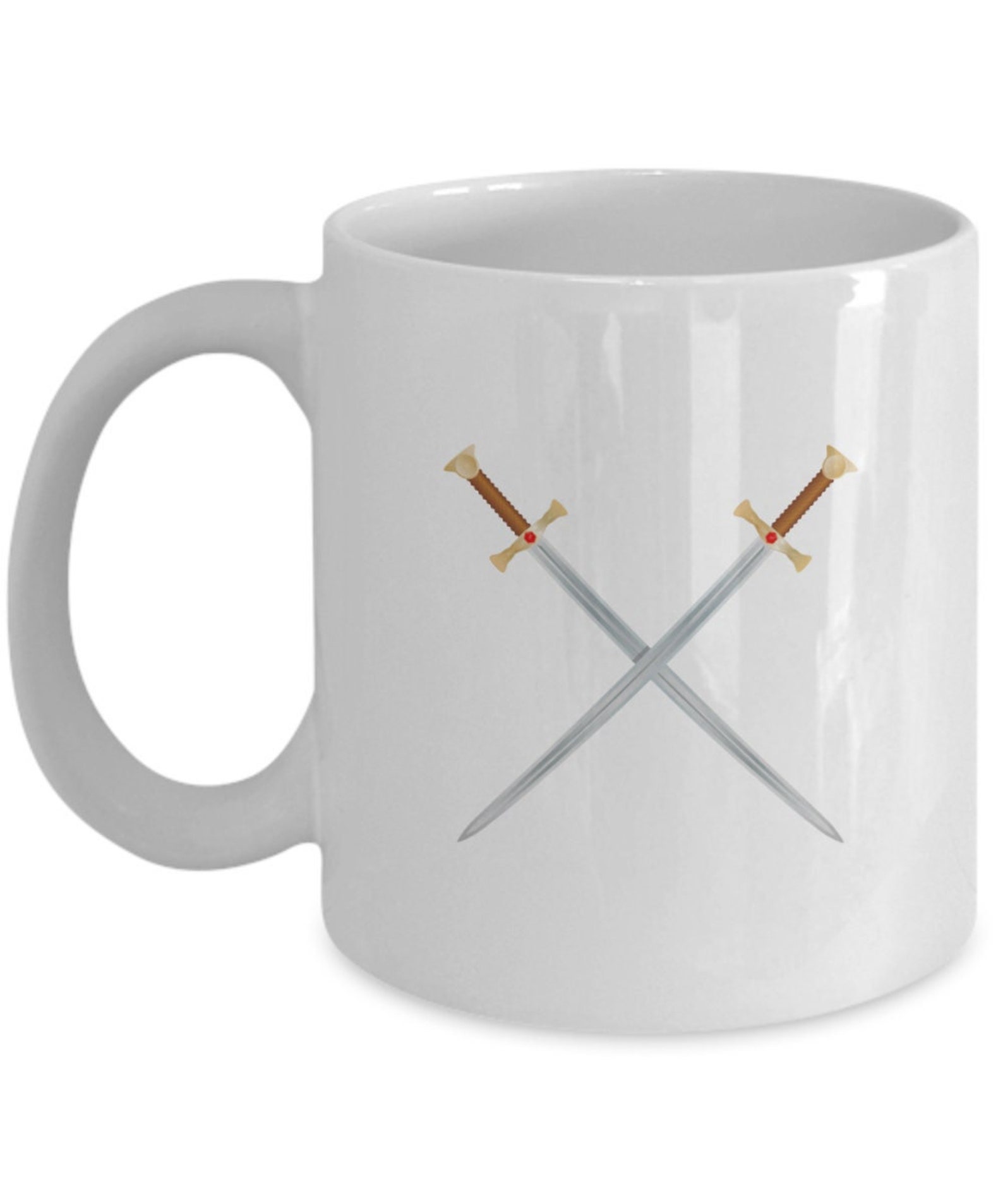 Vector Swords Mug Vector Swords Coffee Cup Vector Swords Etsy