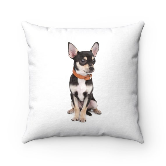 Chihuahua Pillow Chihuahua Throw Pillow Custom Throw Pillow Pillow Cover  Gift Idea Room Decor 