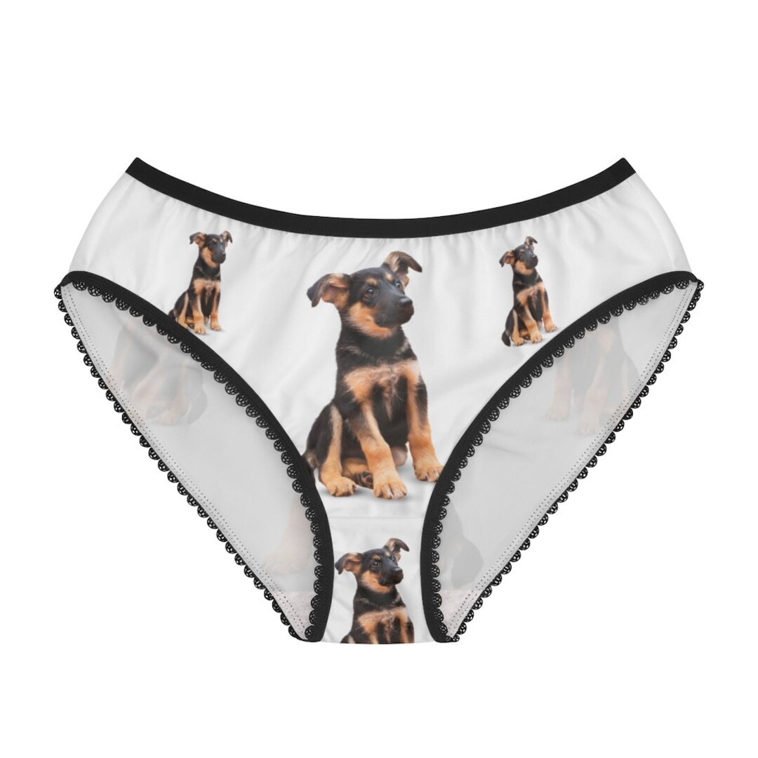 German Shepherd Panties, German Shepherd Underwear, Briefs, Cotton