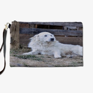 Great Pyrenees Makeup Bag, Cosmetic Bag, Toiletry Bag, Birthday Gifts For Her, Makeup Bag For Women, Christmas Gift Bag