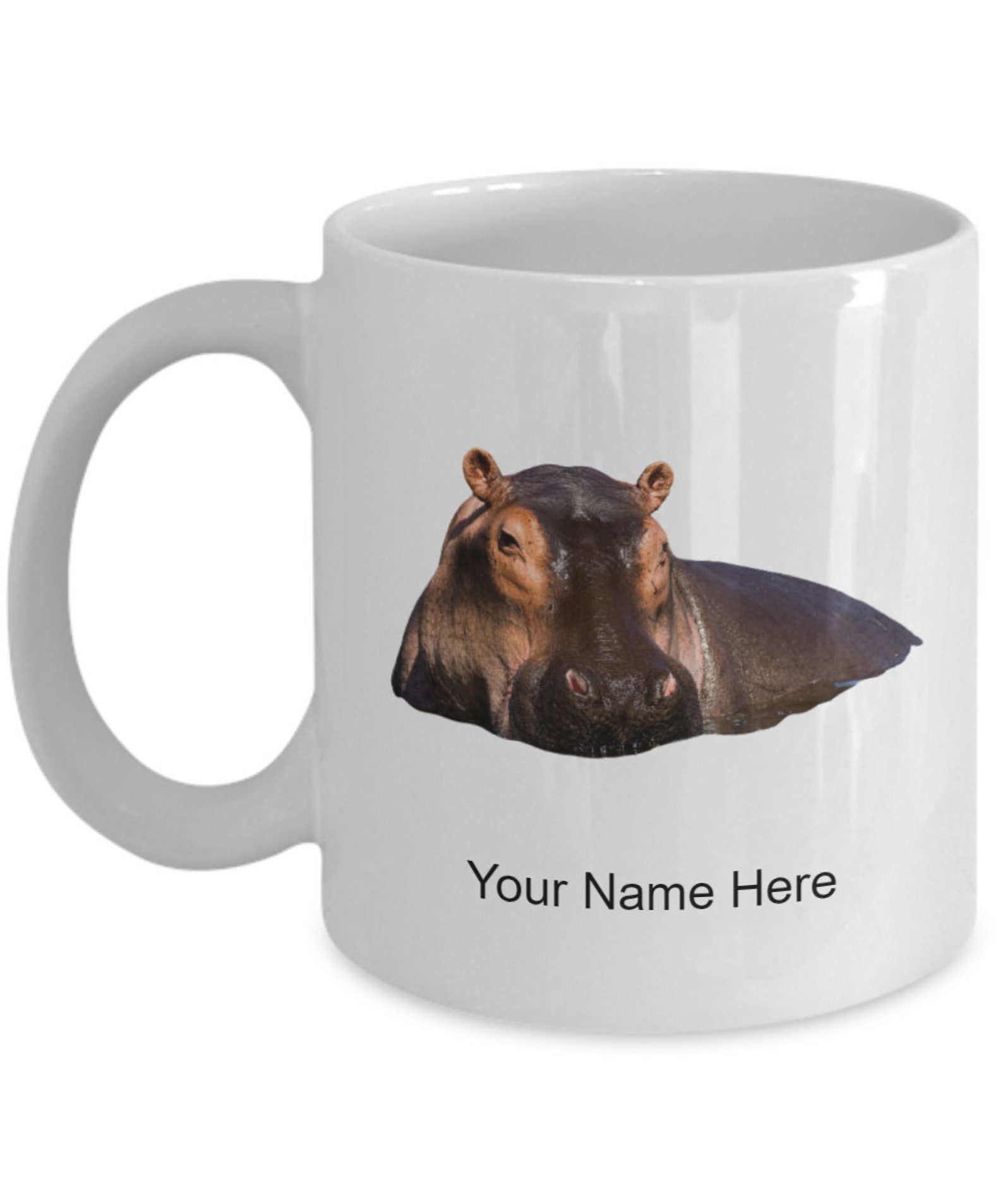 Personalized Hippopotamus Mug Hippopotamus Coffee Cup Etsy