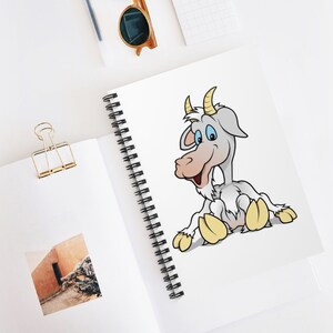 Goat Notebook Goat Journal Ruled Line Pages Gift Idea - Etsy